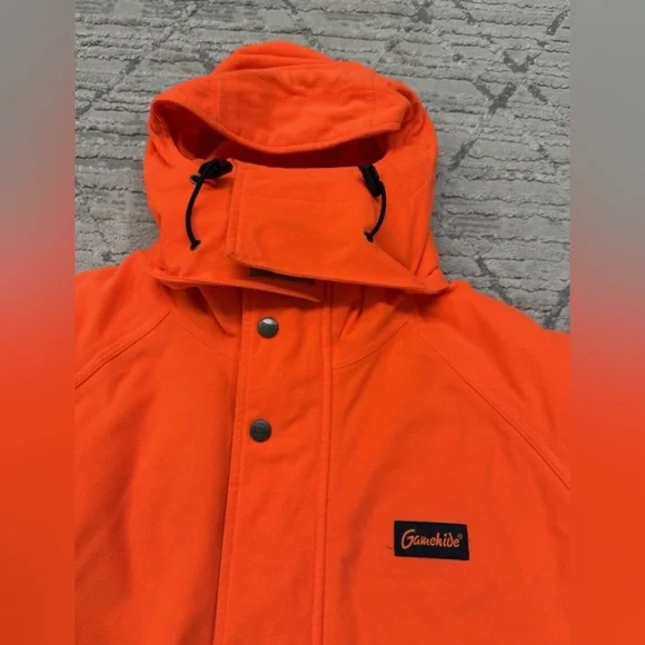 Gamehide Hush Hide Hunting Jacket Blaze Orange Men’s Size Large